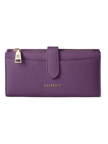Lazarotti Bologna Leather Geldbörse Leder 20 cm in purple