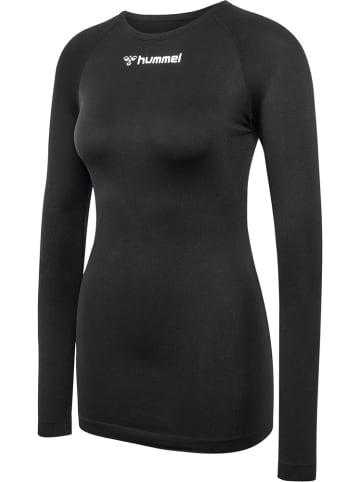 Hummel T-Shirt "Hmlbl Comfort 2.0 Tee L/S" in Schwarz