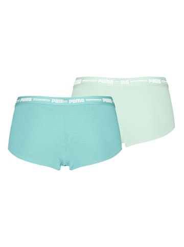 Puma 2er Pack Mini Shorts in Mint