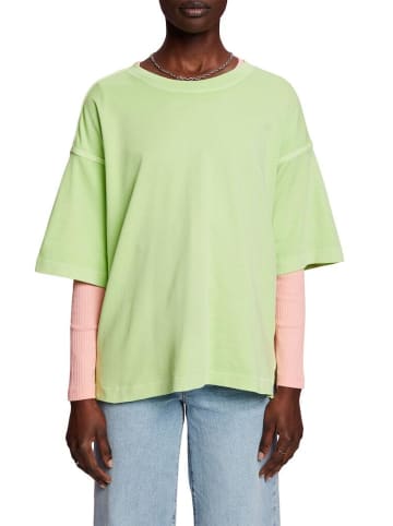 ESPRIT Langarmshirt in citrus green