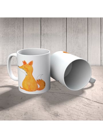 Mr. & Mrs. Panda Kindertasse Einhorn Wunsch ohne Spruch in Weiß