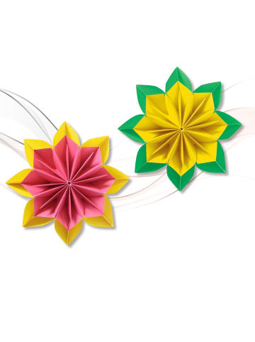 URSUS Origami Papier Duo "NEON", 80g, 15 x 15 cm, 10 Farben, 100St. - ab 3 Jahren