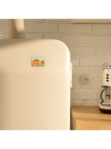 Mr. & Mrs. Panda Magnet Spinne Agathe Sandwich Design ohne Spruch in Weiß