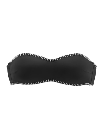 Sunseeker Bandeau-Bikini-Top in schwarz