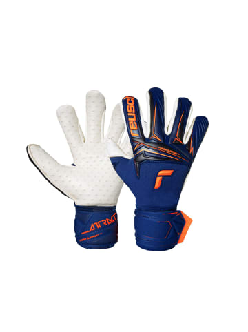 Reusch Torwarthandschuhe Attrakt SpeedBump Finger Support in 4408 premium blue/shock orange