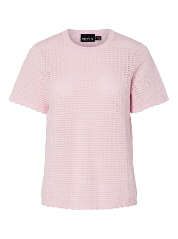 Pieces Strickoberteil in Pink-A-Boo