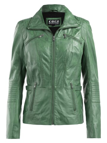 CBL Damen Lederjacke in grün (prime)