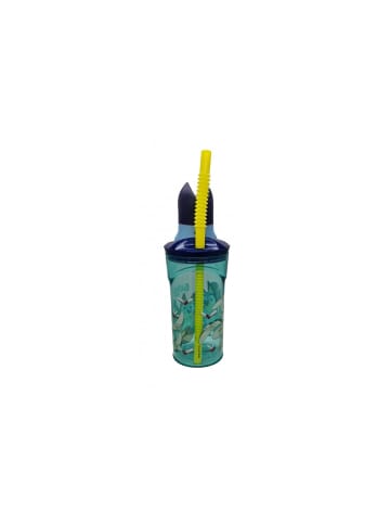 Bluey Splash 3D Plastikstrohhalm Becher, 360 ml