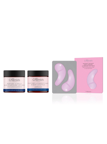 Skinchemists Augenpads Lift + Tägliche Gen Y Feuchtigkeitslotion + Perfekte Nachtsouffle