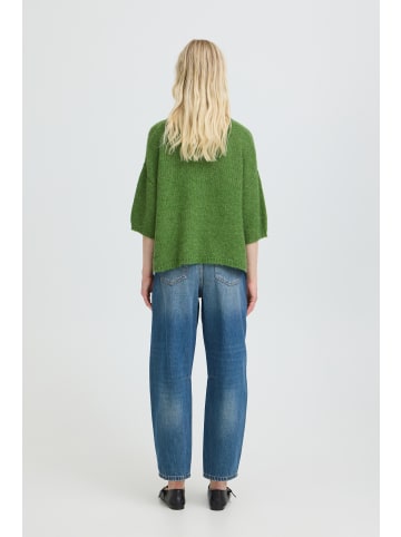 b. young Strickpullover halbarm BYOTIA Box fit in ARTICHOKE GREEN