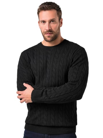 JP1880 Pullover in schwarz