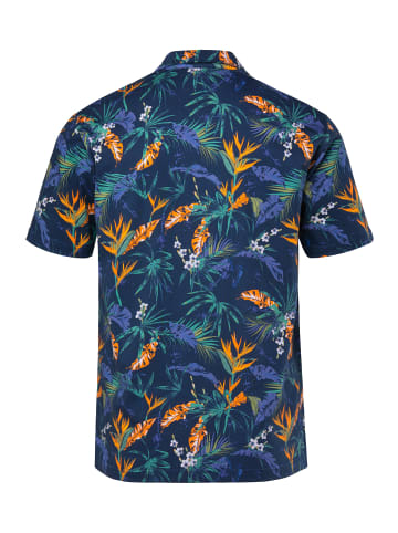 Men Plus Poloshirt in navy blau
