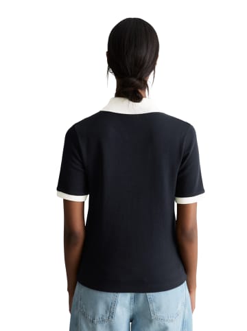 Marc O'Polo DENIM Poloshirt mit Struktur slim in Dark Blue