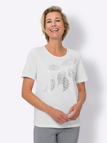 Sieh an! Kurzarm-Shirt in weiß