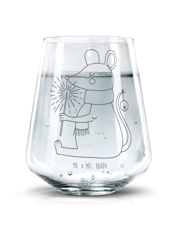Mr. & Mrs. Panda Glas Maus Weihnachten ohne Spruch in Transparent