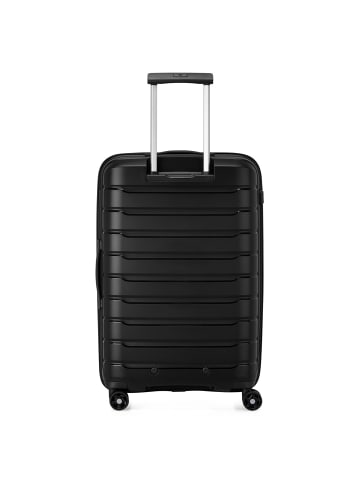 Roncato B-Flying Move 4 Rollen Kofferset 3-teilig mit Dehnfalte in schwarz