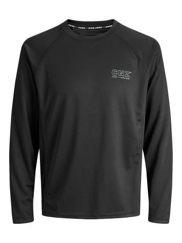 Jack & Jones Langarm-T-Shirt in Black