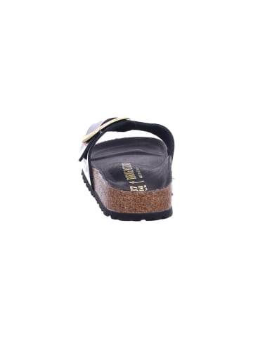 Birkenstock Pantoletten Madrid Big Buckle in high shine black