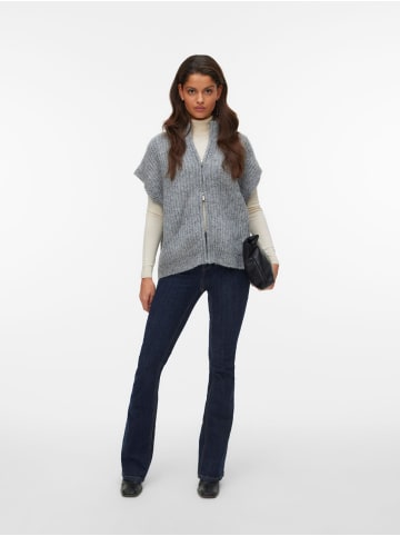Vero Moda Weste in Medium Grey Melange