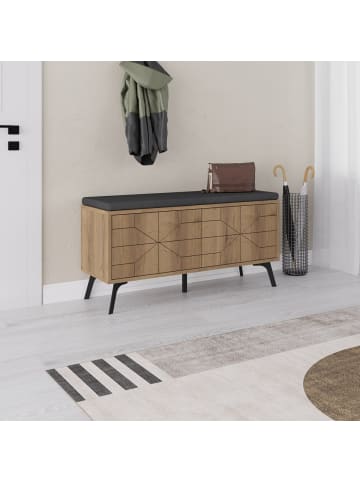 CALICOSY TV-Möbel BENCH in Helles - (W)107  x (H)55  x (L)35 cm