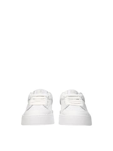 Dolce & Gabbana Weiß Leder Low Top Sneaker