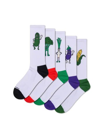 Happy Socks Socken 5-Pack Vegetable Socks in pink