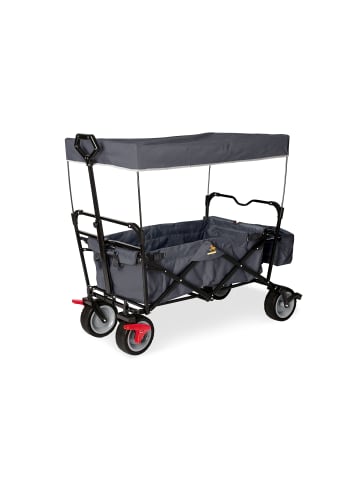 Pinolino Klappbollerwagen Paxi dlx mit Bremse in Grau, 124 x 59 x 102 cm