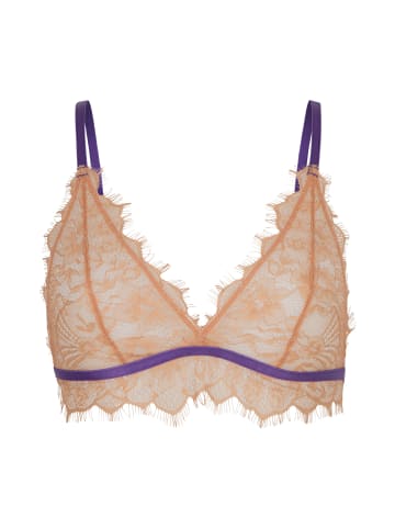 Linga Dore Bralette in Purple magic/caramel