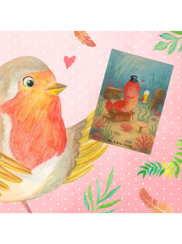 Mr. & Mrs. Panda babykarte Hummer Weizen Design ohne Spruch in Weiß