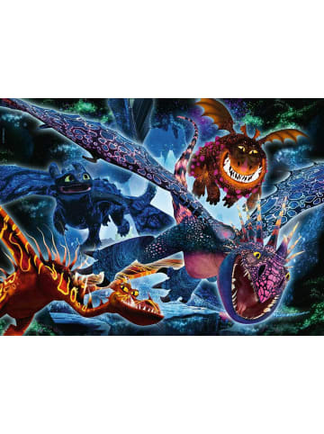 Ravensburger Ravensburger Puzzle 100 Teile Leuchtende Drachen in bunt