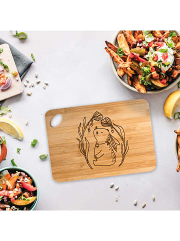 Mr. & Mrs. Panda Brett Hase Blume ohne Spruch in Braun