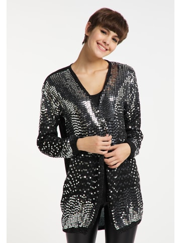 myMo at night Damen Strickjacke in Schwarz