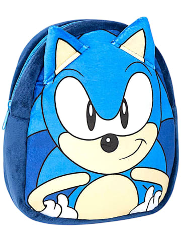 Cerda Kinderrucksack Sonic The Hedgehog Plüsch 3D (H) 22 cm in Blau