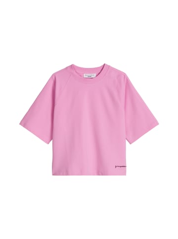 Marc O'Polo DENIM DfC Kurzarm-Sweatshirt relaxed in Pale Bubblegum