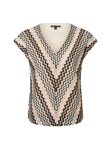 comma Shirt in beige weiß