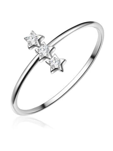 Glanzstücke München Ring Sterne Sterling Silber Zirkonia in silber