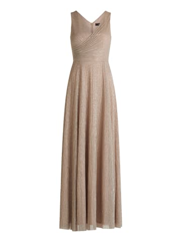 Vera Mont Abendkleid mit Plissee in Cream/White