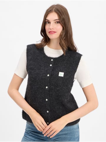 American Vintage Strickjacke East in anthrazit - 0002