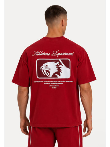 SMILODOX Oversized T-Shirt Varendo in Rot