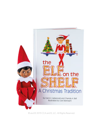 Elf on the Shelf Puppe Elf on the Shelf® Set Mädchen Englisch Dark ab 3 Jahre in Mehrfarbig