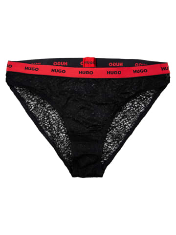 HUGO Triplet Brief Lace in Schwarz