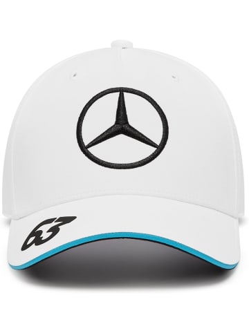 Mercedes AMG Petronas F1 2024 George Russell Kappe Weiß Einheitsgröße