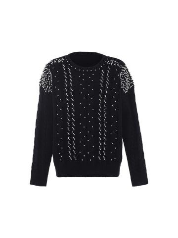 faina Damen Strickpullover in SCHWARZ