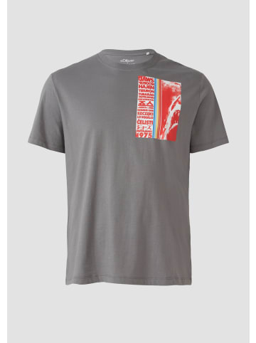 s.Oliver T-Shirt in 94D6_grau meliert