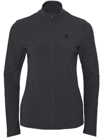 Odlo Longsleeve "Midlayer 1/2 Zip Roy" in Grau