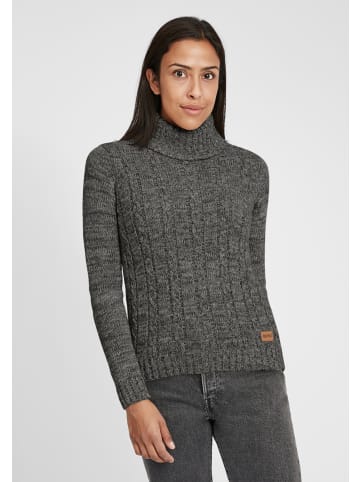 Oxmo Rollkragenpullover OXPhilipa 21300537-ME Strickpullover mit Rollkragen in Schwarz