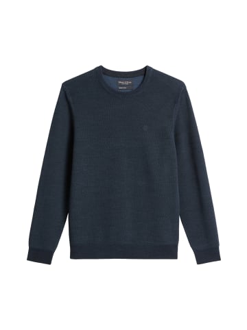 Marc O'Polo Pullover regular in Dark Blue Melange