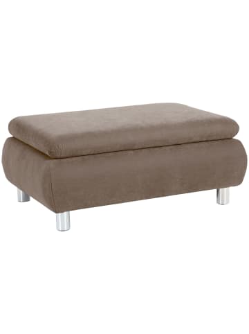 others HOCKER Kaye Bezug Veloursstoff Metallfuß verchromt / sahara