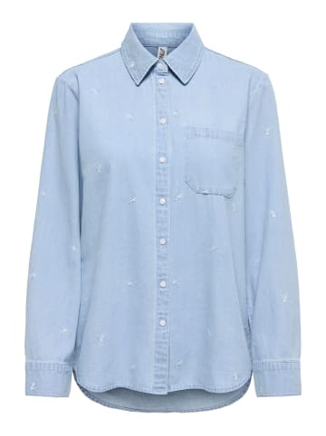 ONLY Jeanshemd in Light Blue Denim