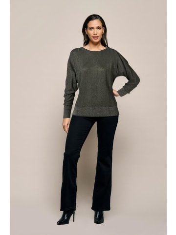 Mart Visser Aylene Lurex Pullover Olivgrün